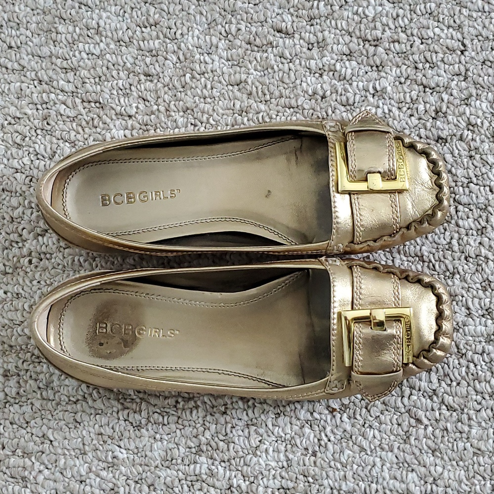BCBGirls Gold flats